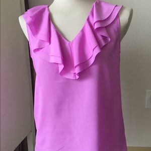 Silky pink top
